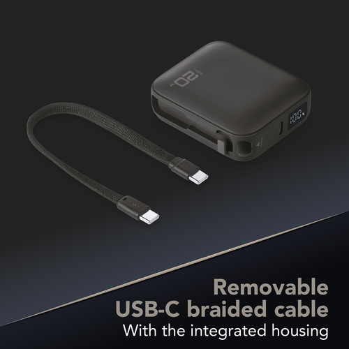 Cellularline POCKET POWER BANK 10000 mAh 20W USB-C PORT BLACK – image 4