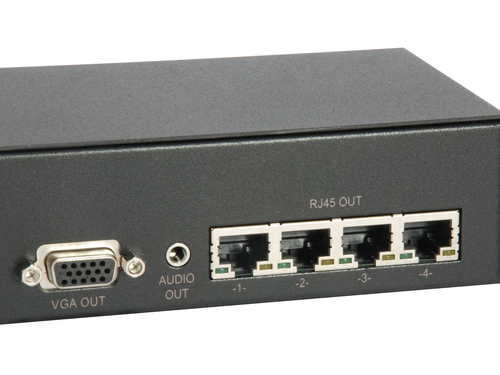 LevelOne 4-Port VGA Audio over Cat.5 Transmitter, 300m – image 4