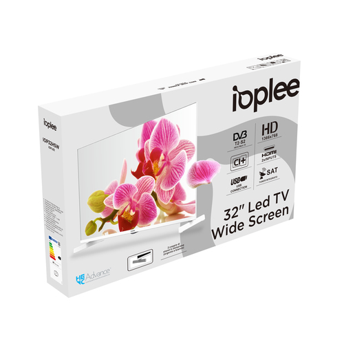 IOPLEE IOP32HSW TV 81.3 cm (32") HD White 200 cd/m² – image 3