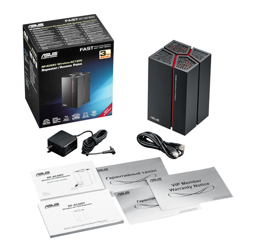 ASUS RP-AC68U Black, Red – image 5