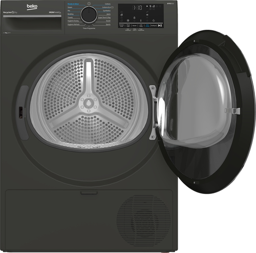 Beko bPRO 500 B5T49231IG 9Kg Heat Pump Tumble Dryer - Graphite - A++ Rated, Silver - image 3