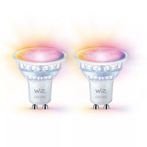 WiZ Smart Lamp - Wit en Gekleurd Licht - GU10 - 2-pack