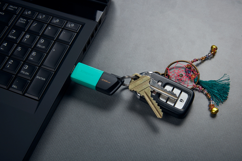 Kingston Technology DataTraveler 256GB USB3.2 Gen1 Exodia M (Negro + Turquesa) imagen 12