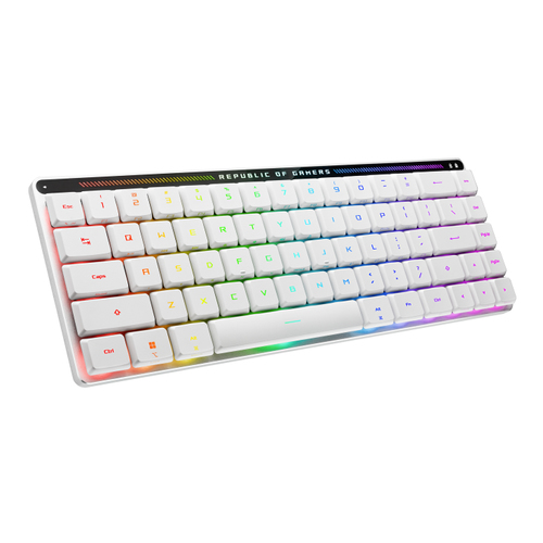 Asus Rog Falchion RX Low Profile 65% Wireless Aura Rgb Keyboard - Rog RX Red Switches - White - UK Layout - 90MP03EC-BKEA10 - image 4