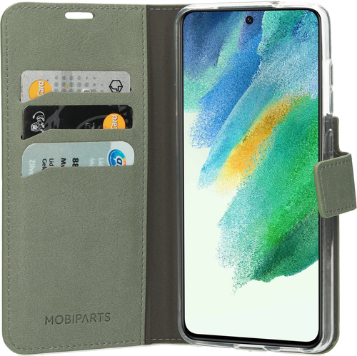 Mobiparts Classic Wallet Case Samsung Galaxy S21 FE (2022) Stone Green – image 9