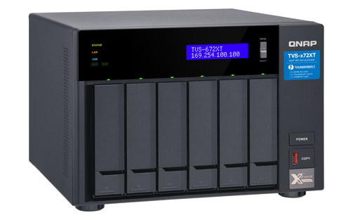 QNAP TVS-672XT NAS Tower Intel® Core™ i3 – image 8