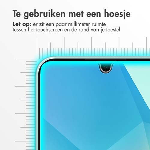 <div>Gebruik je kostbare smartphone zonder zorgen met deze Accezz Gehard Glas Screenprotector 2-pack! Om het scherm van jouw dure smartphone zo goed, afbeelding 3