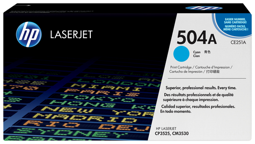 HP 504A Cyan Original LaserJet Toner Cartridge – image 8