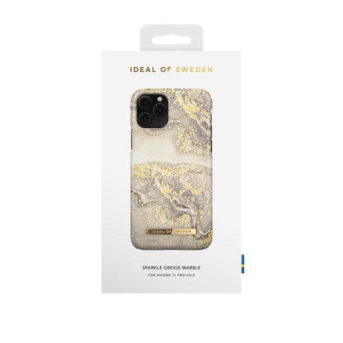 iDeal of Sweden Printed Case iPhone 11P/XS/X Sparkle Greige