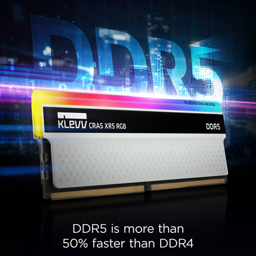 Klevv 32 GB (2X16GB) 6200 MHz CL32 DDR5 GAMING RAM MODULE 32-38-38-78 – image 2