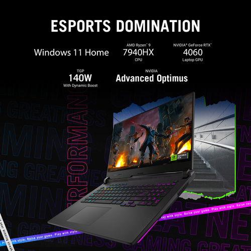 ASUS ROG Strix G17 G713PV-HX162W AMD Ryzen™ 9 7940HX Laptop – image 8