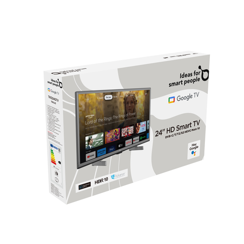IOPLEE TKO24GTV TV 61 cm (24") HD Smart TV Wi-Fi Grey 130 cd/m² – image 4
