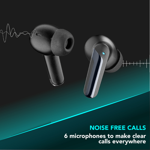 Cellularline NUMB BLUETOOTH EARBUDS WITH HYBRID ANC, BLACK – image 3