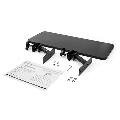 StarTech.com Monitor Riser Stand - Clamp-on Monitor Shelf for Desk - Extra Wide 25.6 (65 cm) For up to 34 Monitors - Black (MNRISERCLMP) Monteringssæt Monitor Op til 32 – billede 8