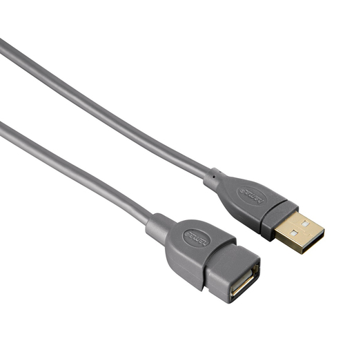 Hama 00125228 USB кабель USB 2.0 1,8 m USB A 0,48 Gbit/s Серый