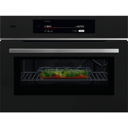 AEG TKK8N821T Inbouw oven met magnetron Zwart