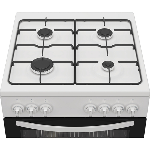 Indesit I6G3PMW/UK 60cm Wide Single Oven Dual Fuel Cooker - White - A Rated, White - image 5