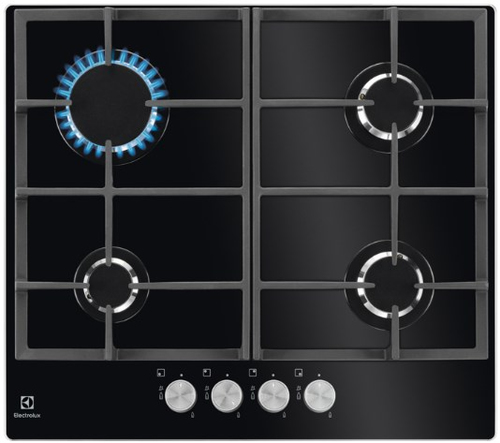 Electrolux EGG6426SK Черный Встроенный 59 cm Газовый 4 зона(ы)