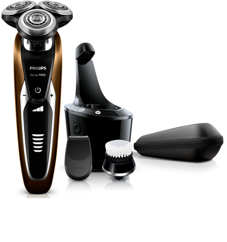 Philips SHAVER Series 9000 S9511/35 men's shaver Rotation shaver Trimmer Black, Bronze