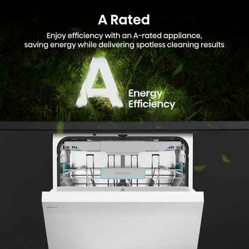 Hisense HS663A90WUK Full-size Dishwasher - White - image 6