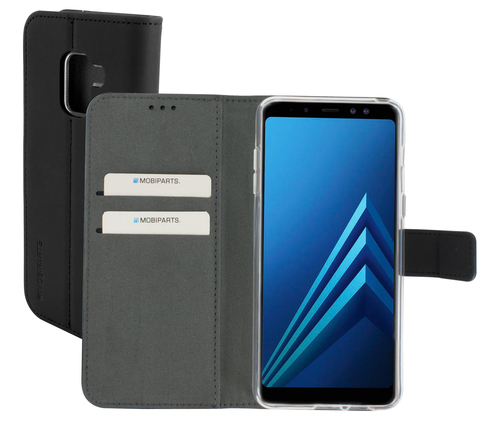 Mobiparts Premium Wallet TPU Case Samsung Galaxy A8 (2018) Black – image 1