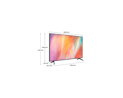 Samsung Series 7 UE85AU7102KXXH TV 2.16 m (85") 4K Ultra HD Smart TV Wi-Fi Grey, Titanium – image 4