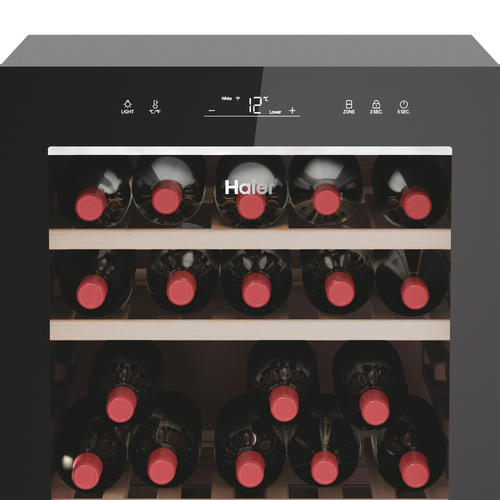 Haier Wine Bank 50 Series 7 HWS78TGDFH1SW Compressor wine cooler Freestanding Black 77 bottle(s) – image 9