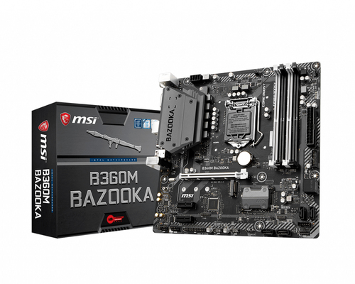 MSI B360M BAZOOKA материнская плата Intel® B360 LGA 1151 (разъем H4) Микро ATX