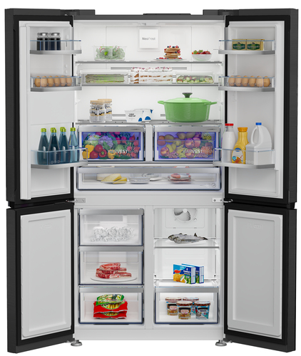 Beko GN1426240ZDXBRN Amerikaanse koelkast Zwart, afbeelding 5