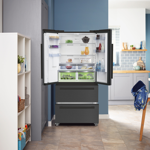 Beko GNE460520DVPZ Freestanding American Style Fridge Freezer with HarvestFreshTM – image 5