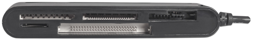 Manhattan USB-A Multi-Card Reader/Writer, 480 Mbps (USB 2.0), 79-in-1, Slim, Hi-Speed USB, Windows or Mac, Black, Three Year Warranty, Blister – image 3