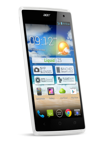 Acer Liquid Z5 12.7 cm (5") Single SIM Android 4.2.2 3G Micro-USB B 0.5 GB 4 GB 2000 mAh White – image 2