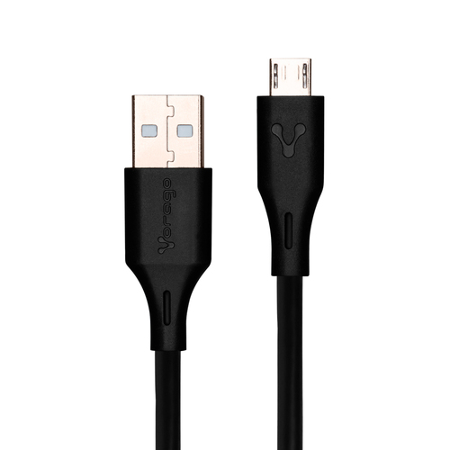 CABLE USB VORAGO USB - MICRO USB 1 METRO NEGRO CAB-M01B CAB-M01B - Código: CAB-M01B | Compra en Guadalajara