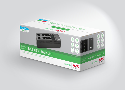 APC Back-UPS BE850G2-GR - Emergency power supply 8x socket, 850VA, 2 USB chargers, 1 USB data port – image 7