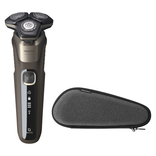 Philips SHAVER Series 5000 S5589/95 men's shaver Rotation shaver Trimmer Black, Brown