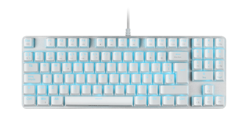 Mars Gaming MKREVOPROWRPT White, Mechanical RGB Gaming Keyboard, TKL+ NUM, Red Switch, Portuguese – image 7