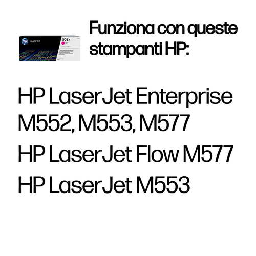 HP 508X – Toner magenta originale