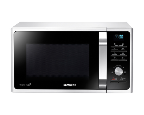 Samsung MS28F303TFW/EE microwave Black, Stainless steel, White Solo microwave Over the range – image 1