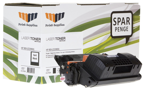 MM Black Laser Toner - HP 90X (CE390X) - For HP LaserJet M & LaserJet Enterprise – image 1