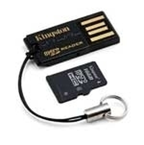 Kingston Technology USB microSDHC Reader, 16GB microSD