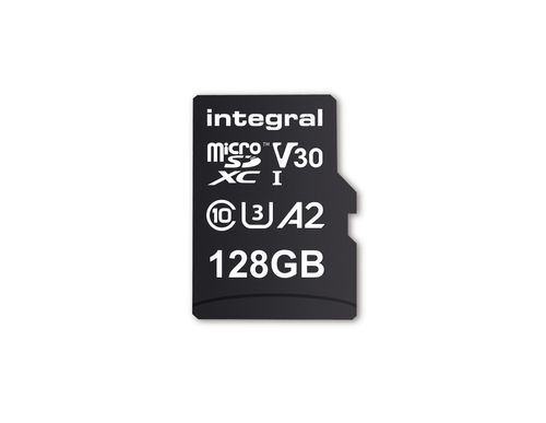 Integral 128GB MICRO SD CARD MICROSDXC UHS-1 U3 CL10 V30 A2 UP TO