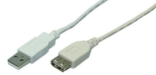 LogiLink 3m USB 2.0 USB Kabel USB A 0,48 Gbit/s Grau