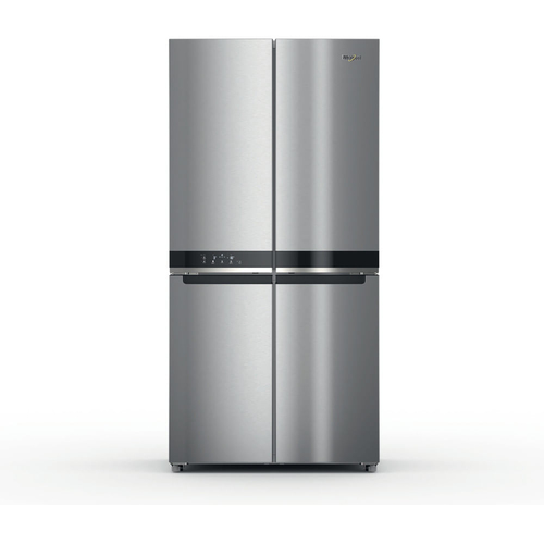 Whirlpool WQ9 U3L EF side-by-side холодильник Отдельно стоящий 594 L Нержавеющая сталь