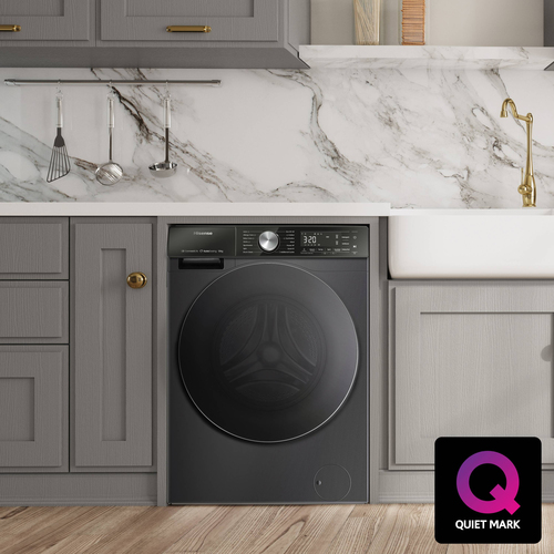 Hisense 5S Series Auto Dosing WF5S1245BB WiFi-enabled 12 kg 1400 Spin Washing Machine - Black - image 3