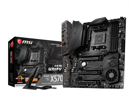 MSI MEG X570 UNIFY материнская плата AMD X570 Разъем AM4 ATX