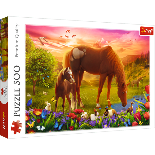 Trefl Puzzle 500 Составная картинка-головоломка 500 шт Животные
