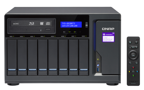 QNAP TVS-882BRT3 NAS Tower Intel® Core™ i7 i7-7700 – image 9
