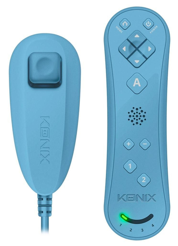 Konix 61881194719 Gaming Controller Blue Special Nintendo Wii U, Wii