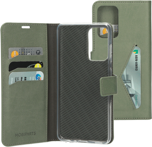Mobiparts Classic Wallet Case Samsung Galaxy A52 (2021) Stone Green