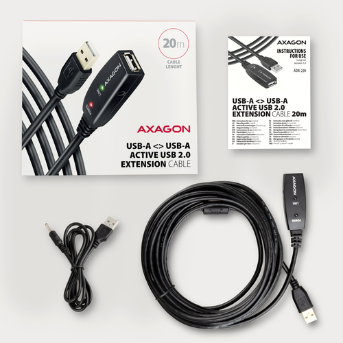 AXAGON ADR-220 - USB-Verlngerungskabel - USB zu USB - 20 m – Foto 9 von 10